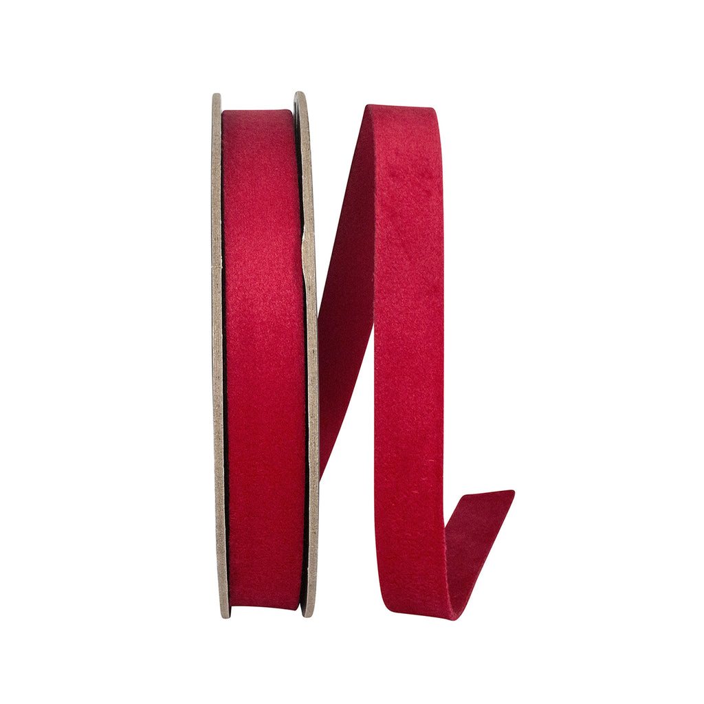 Christmas Double Face Luxe Velvet Ribbon, 10-yard