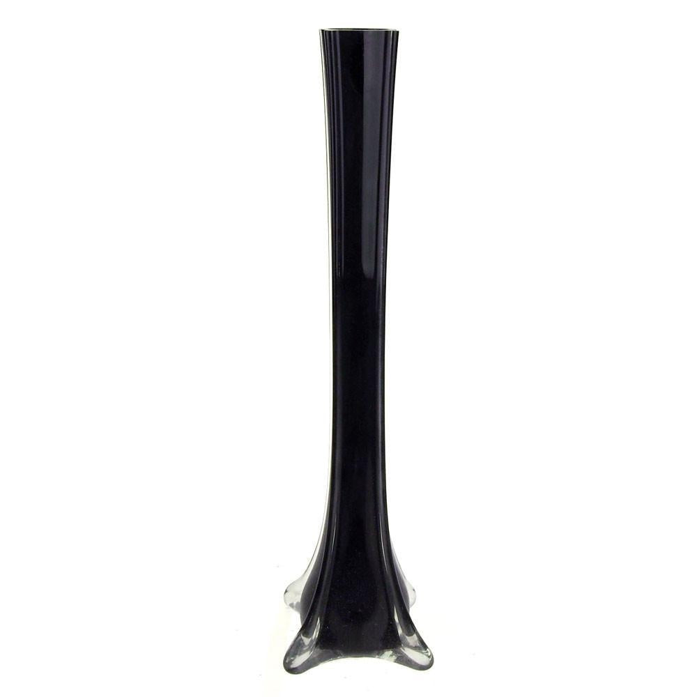 Tall Eiffel Tower Glass Vase Centerpiece, 32-inch