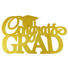 Congrats Grad Glittered EVA Foam Decoration, 22-3/4-inch