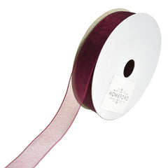 Sheer Nylon Organdy Ribbon, 5/8-Inch, 25-Yard