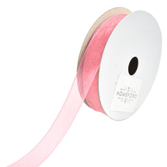 Sheer Nylon Organdy Ribbon, 5/8-Inch, 25-Yard