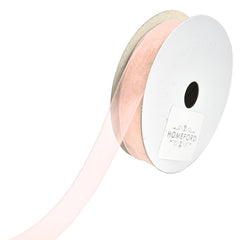 Sheer Nylon Organdy Ribbon, 5/8-Inch, 25-Yard