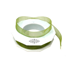 Sheer Nylon Organdy Ribbon, 5/8-Inch, 25-Yard