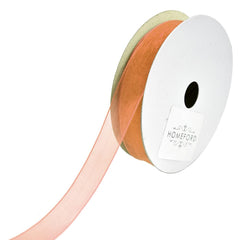 Sheer Nylon Organdy Ribbon, 5/8-Inch, 25-Yard