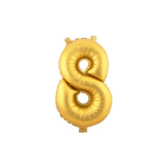 Aluminum Foil Number Balloon, 34-inch