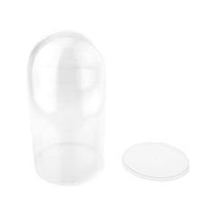 Plastic Dome Display Case, Clear Base