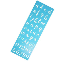 Plastic Multi-Media Laser Cut Stencils, 18-Inch