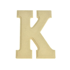 Pressed Board Beveled Wooden Letters and Numbers, 6-inch