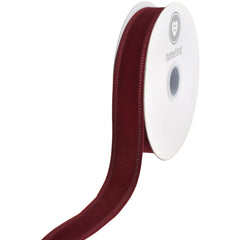 Christmas Velvet Wired Edge Ribbon, 10-yard