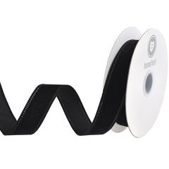 Christmas Velvet Wired Edge Ribbon, 10-yard