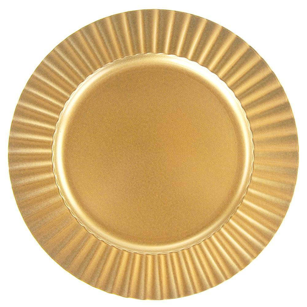 Plastic Round Charger Plate, 13-Inch, 1-Count