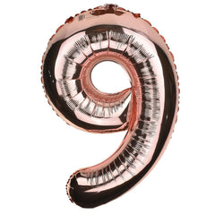 Jumbo Foil Number Balloons, 34-inch, Rose Gold