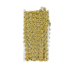Flower Rhinestone Trim Strand, 15mm, 10-Yard