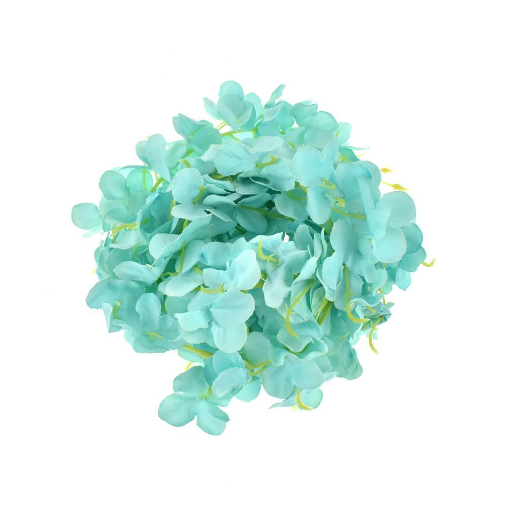 Silk Hydrangea Garland, 80-Inch