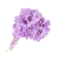 Silk Hydrangea Garland, 80-Inch