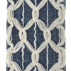 Scallop Weave Burlap Faux Linen Wired Ribbon, 1-1/2-inch, 10-yard