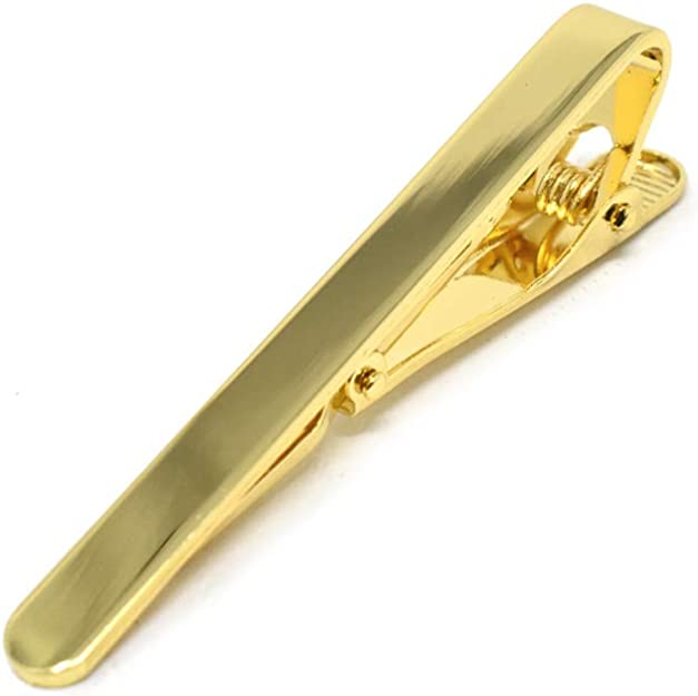 Mens Stylish Tie Bar Pinch Clip, 2-inch