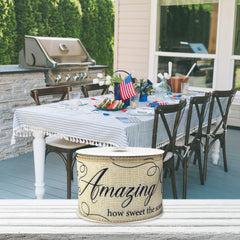 Patriotic Amazing Grace Wired Ribbon, 10-yard