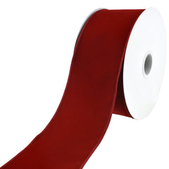 Christmas Velvet Wired Edge Ribbons