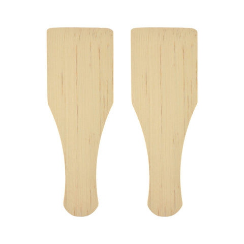 Wooden Craft Flat Spatula, 5-inch, 2-count