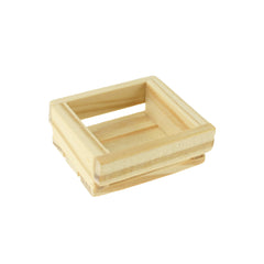 Wooden Craft Slatted Mini Crates, 1-1/2-inch, 2-count