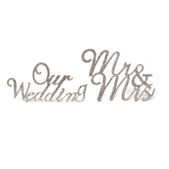 Metal Rhinestone Celebration Cake Toppers