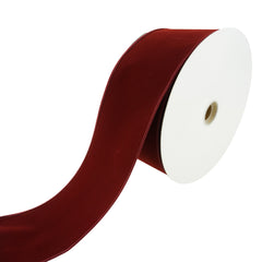Christmas Velvet Wired Edge Ribbons