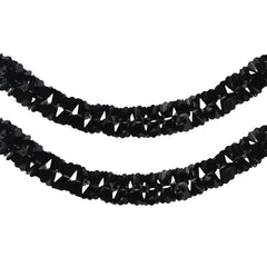 Metallic Floral Foil Garland, 6-1/4-Inch, 12-Feet