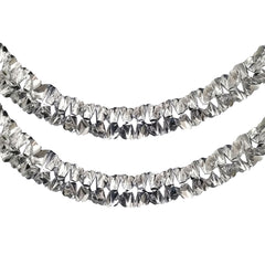 Metallic Floral Foil Garland, 6-1/4-Inch, 12-Feet