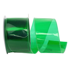 Jelly Vinyl Wired Ribbon, 2-1/2-inch, 10-yard