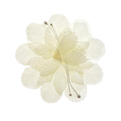 Artificial Silk Flat Carnations, 3-Inch, 12-Piece