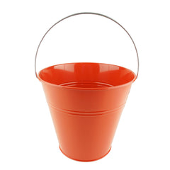 Tin Pail Bucket with Handle Party Favor, 9-Inch, 1-Count