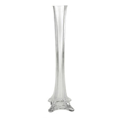 Tall Eiffel Tower Glass Vase Centerpiece, 32-inch