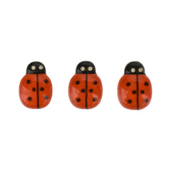 Ladybug 3D Craft Stickers, 5/8-inch, 35-count