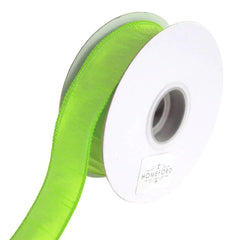 Dupioni Supreme Wired Edge Ribbon, 1-1/2-Inch, 20 Yards