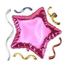 Star Balloon Puffy 3D Pop-Up Wall Art Stickers, 6-Piece