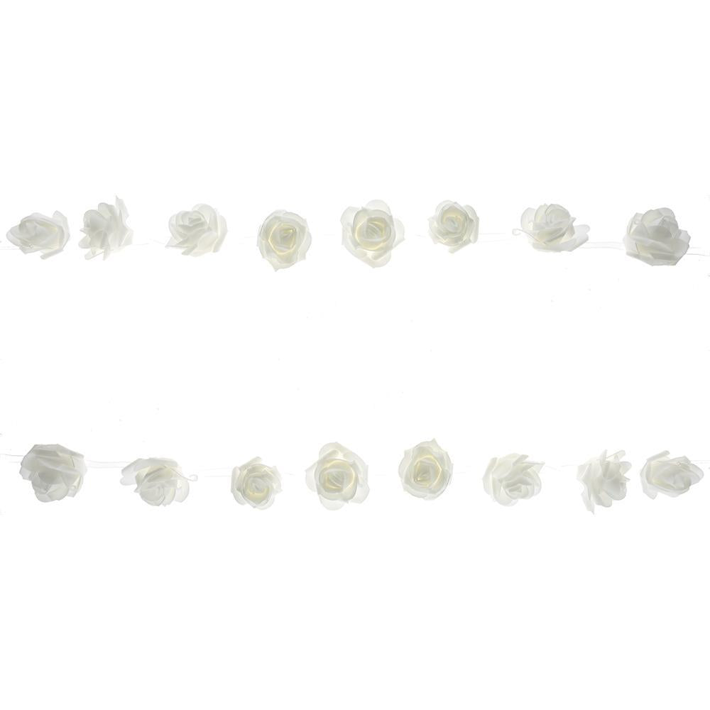 Foam Rose Hanging Garland, 56-Inch