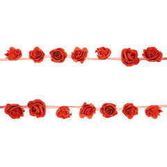 Foam Rose Hanging Garland, 56-Inch