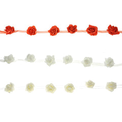 Foam Rose Hanging Garland, 56-Inch