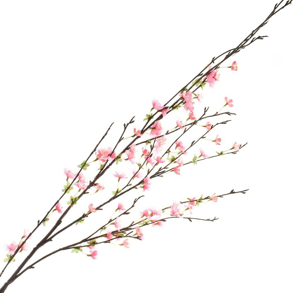 Artificial Cherry Blossom Spray, 38-Inch