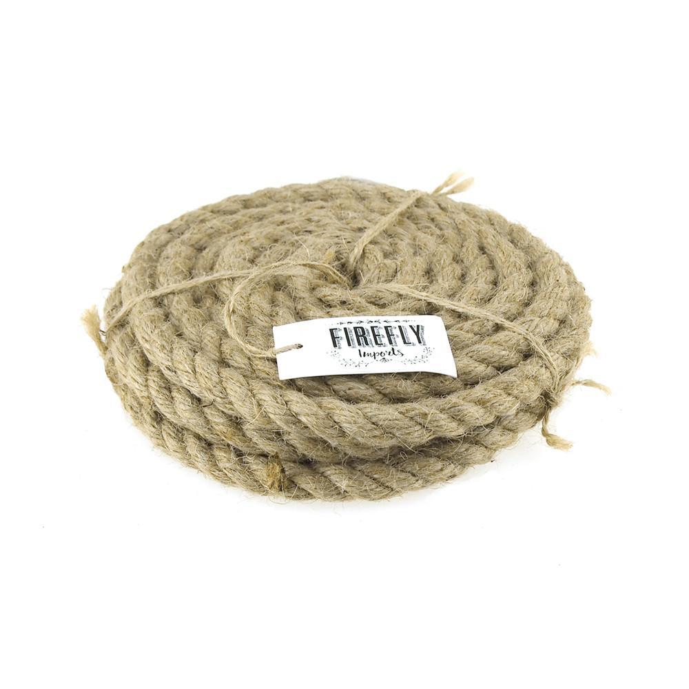 Natural Jute Fiber Rope, 10mm, 5-yard
