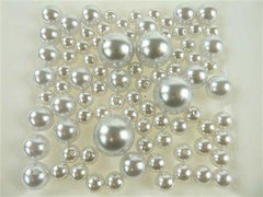 Assorted Plastic Pearl Beads, 14mm, 20mm, 30mm, 84-Piece
