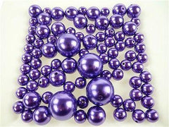 Assorted Plastic Pearl Beads, 14mm, 20mm, 30mm, 84-Piece