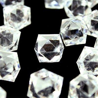 Acrylic Ice Rocks Twelve Point Star, 3/4-Inch, 150-Piece