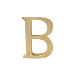 Pine Standing Wood Letters Numbers and Symbols, 2-inch, 3-count