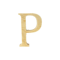 Pine Standing Wood Letters Numbers and Symbols, 2-inch, 3-count