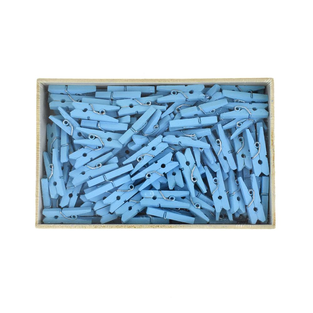 Mini Wooden Clothespins, 1-Inch, 144-Count