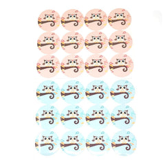 Baby Owl Seal Paper Stickers, 2-1/2-Inch, 12-Count