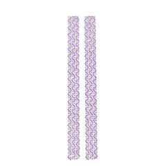 Rhinestone Flowers Sticker Strips, 11-3/4-Inch, 2-Count