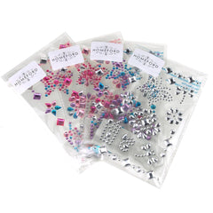 Self-Adhesive Rhinestone Stickers, Butterfly, 14-count